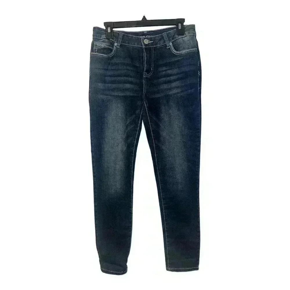 Maurices Mid-Rise Skinny Ankle Jeans, Size 7/8